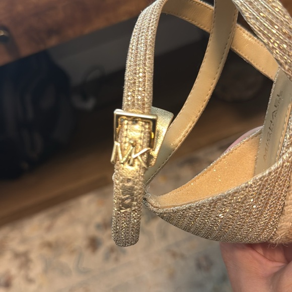 Michael Kors Serena Espadrilles Wedge Size 7.5M - Picture 9 of 9